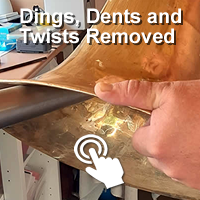 brass instrument dent removals