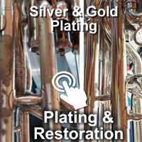 silver and gold plating