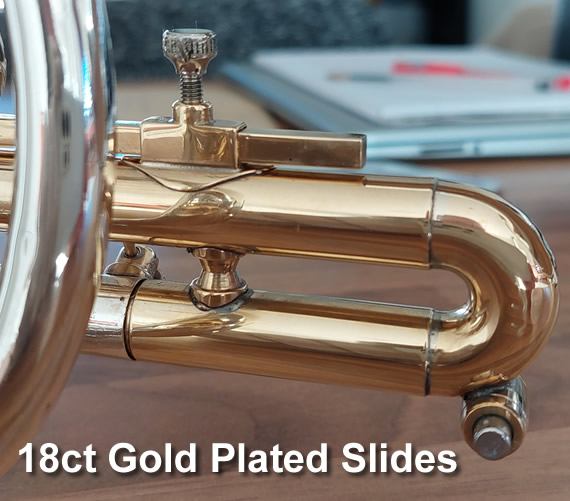 brass instrument repairs gold plating