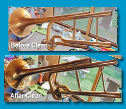 brass instrument repairs yamaha trombone